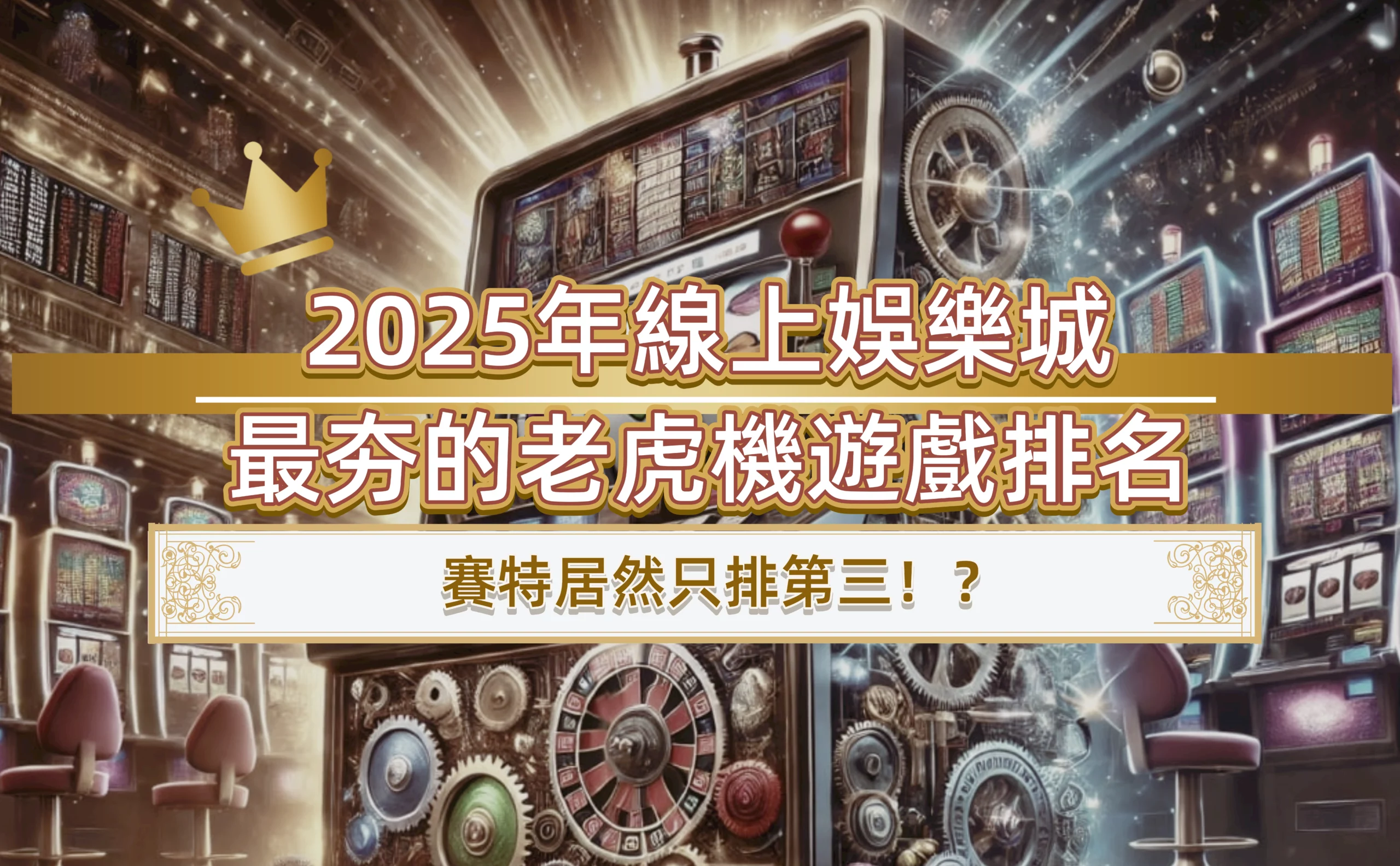 2025年線上娛樂城最夯的老虎機遊戲排名｜賽特居然只排第三！？